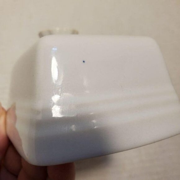 Fiestaware Fiesta CERAMIC Butter Dish Lid Cover Top Extra Large White - Picture 12 of 13